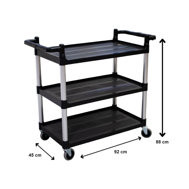 CARRO NEGRO – 85KG – 87x55x23cm