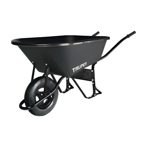 CARRETILLA TRUPER 120 LITROS REFORZADA BANDEJA PLASTICA # CAT-60PL (11777)