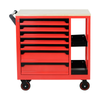 CARRO S/ HERRAMIENTAS 7 CAJONES CON BASE DE MADERA