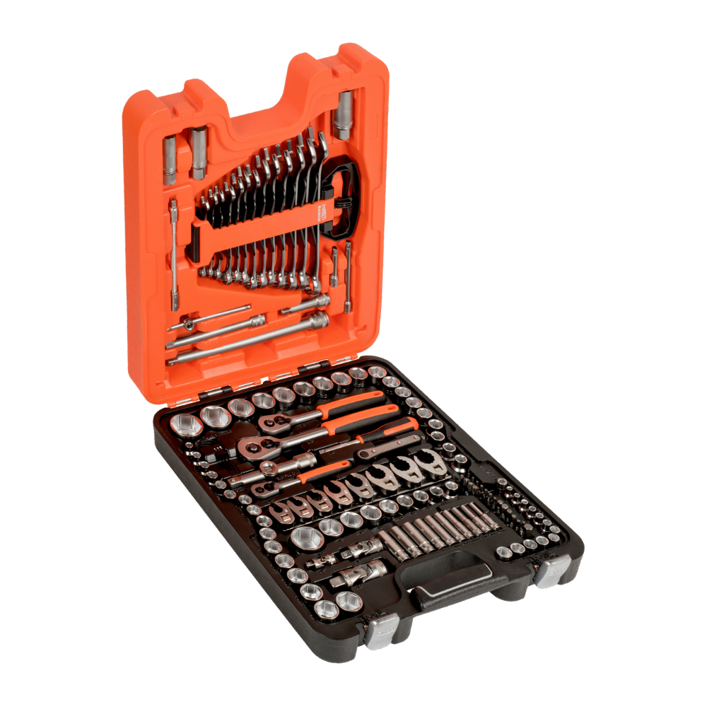 Juego de Dados Chicharras y Llaves combinadas de 138 piezas BAHCO