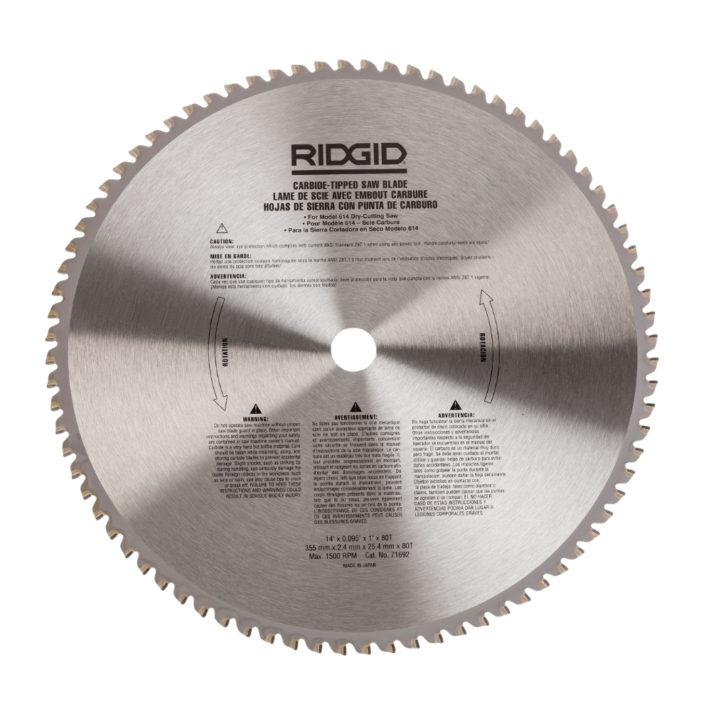 Disco s.circular 12 70 dts. pta/carburo (71697) - RIDGID
