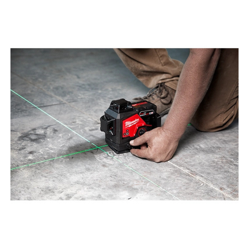 NIVEL LASER TRES LINEAS VERDE BATERIA M12 (3632-21) MILWAUKEE