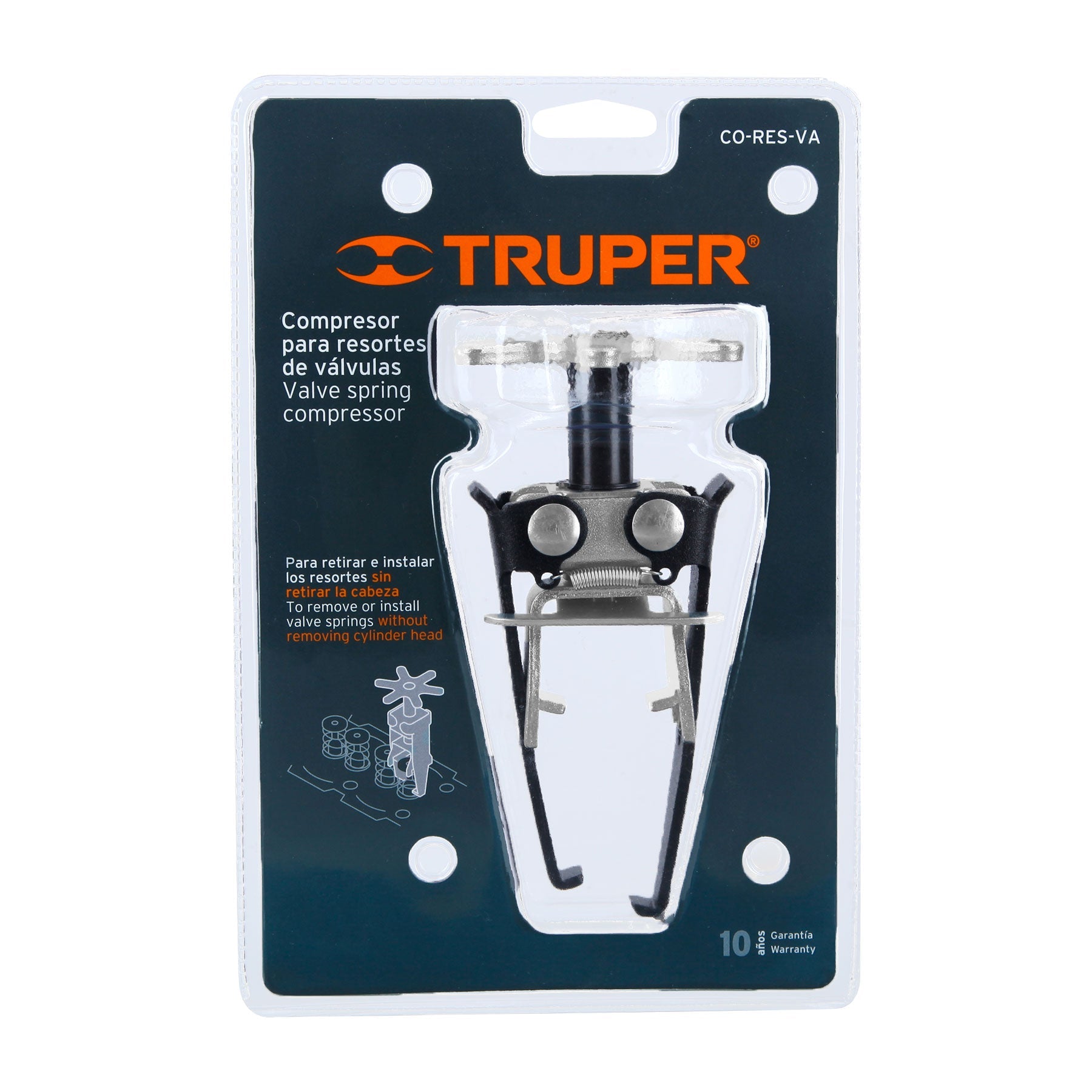 COMPRESOR DE RESORTE DE VALVULA TRUPER CON CABEZA # CO-RES-VA (14524)