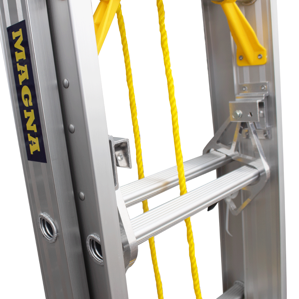 ESCALERA TELESCOPICA ALUMINIO 20 PELDA OS 150 KG MAGNA