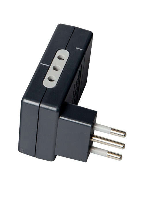 Adaptador Triple salvaespacio Negro