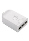 Hembra volante 10A/16A 2P+T Blanco