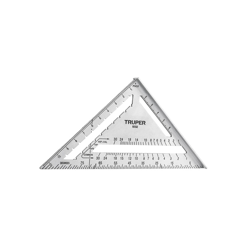 ESCUADRA DE ALUMINIO TRUPER PARA MURO DE YESO 12" ET-12A (15132)