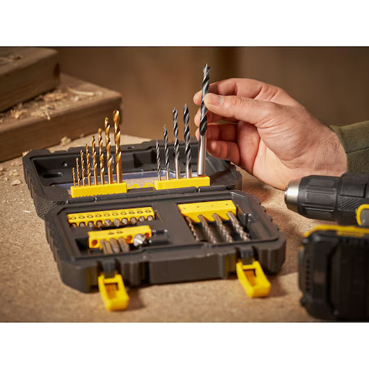 Jgo atornillar y taladrar 31 pz (sta88550-xj) - STANLEY
