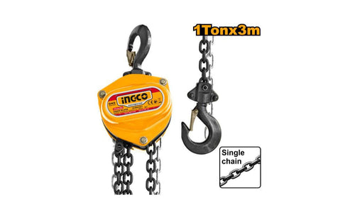 TECLE INGCO CADENA 1 TON X 3 MTS # HCBK0201