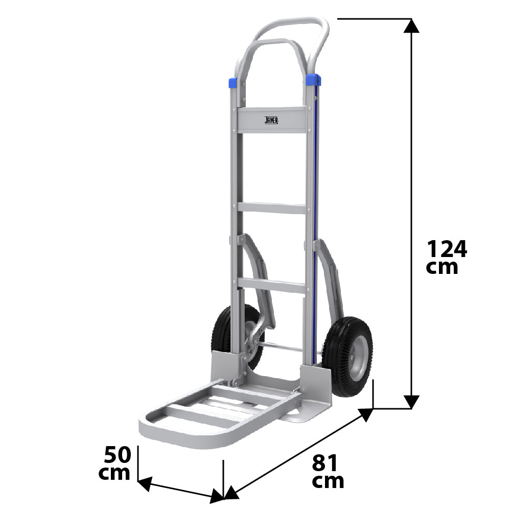 CARRO ALUMINIO BANDEJA PLEGABLE 200 KG