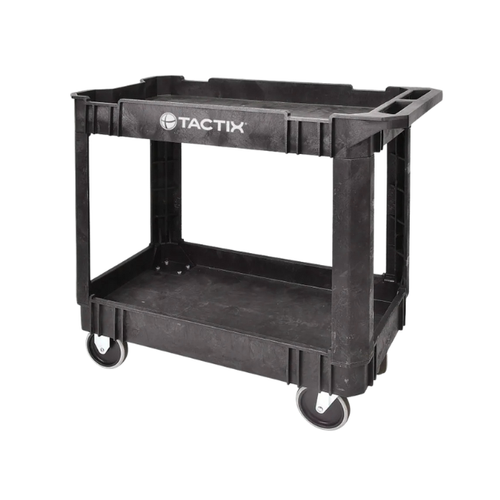 CARRO PLASTICO TACTIX # 326089 C/RUEDAS 2 GAVETAS 86.6X44X82.5 CM.