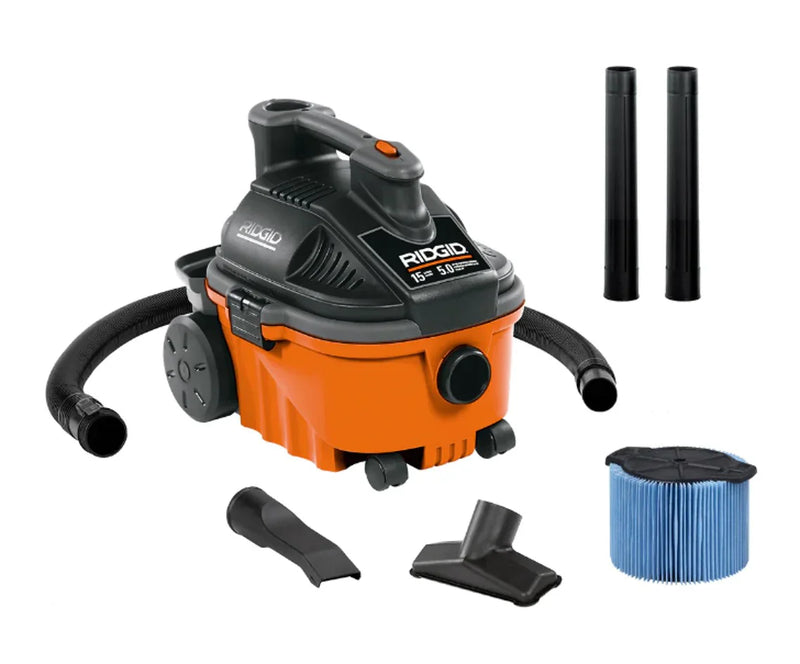 Aspiradora #wd-4075 5.0 hp. 15 lt. (50883) - RIDGID