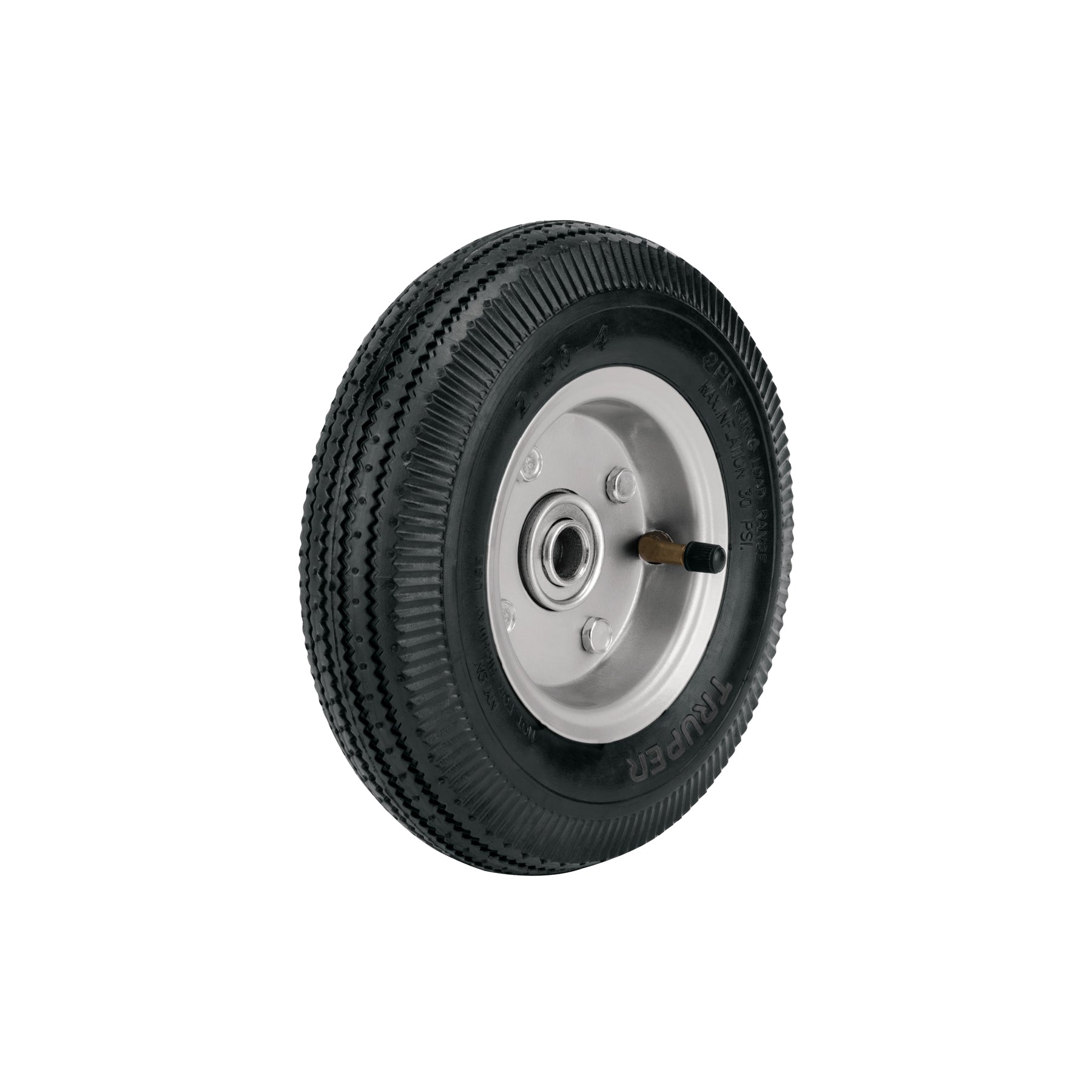RUEDA COMPLETA FIERO (TRUPER) LIGERA C/EJE LATERAL. DIAMETRO 8" # LLN-8L (45901)