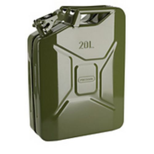 BIDÓN METÁLICO 20 LTS. VERDE MILITAR