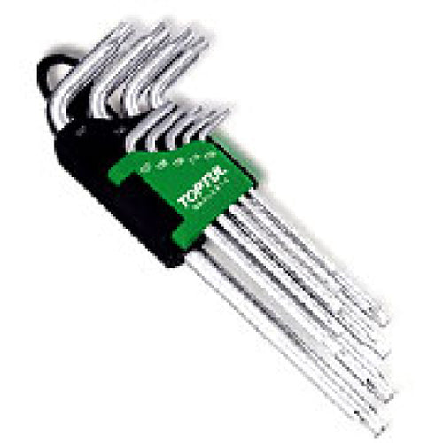 JUEGO LLAVES TORX T10 A T50. 9 PIEZAS