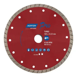 Disco diamantado 4.1/2 turbo continuo (15039690) - NORTON