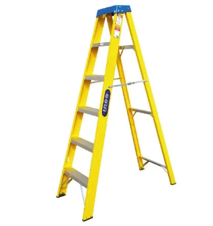 Escalera tijera fdv ind. 2.44 mt 8 pel.amarilla (10566907) - INCO