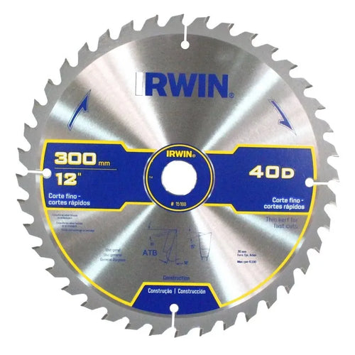 Disco s.circular 12 60 dtes. widia (15189) - IRWIN
