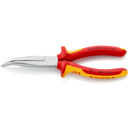 Alicate boca cigüeña 8 1000v. (2626200) - KNIPEX