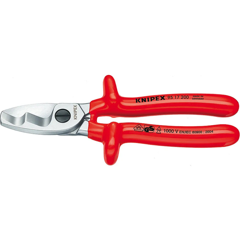Corta cables filo doble 1000v. (9517200) - KNIPEX