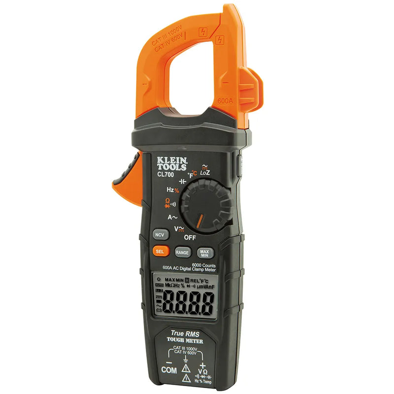 Amperimetro de tenaza 600a ac (cl700) - KLEIN TOOLS