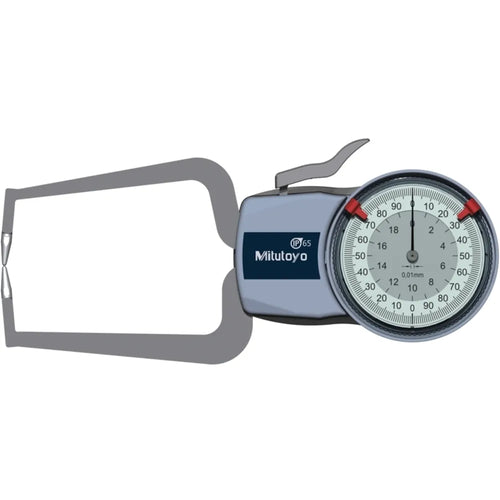 Medidor exterior 0-20 mm. c/reloj (209-601) - MITUTOYO