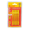 Kit 5 sierras bimetal 6dppx75 mm. (bu36t) - STARRETT