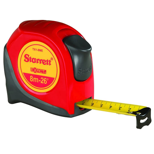 Huincha medir de 8 mt. x 1 c/goma (ktx1-8m) - STARRETT