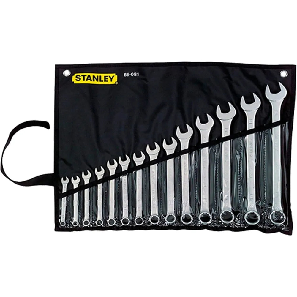 Jgo. llaves pta-corona 7-24 mm. 14 pzs (86-081) - STANLEY
