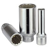 Dado 1/2 de 12 mm. polig. largo (5497712) - FORCE