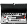 Jgo. dados 1/2 8-26 mm. (4173-9) - FORCE