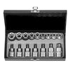 Jgo. dados torx m/h de 16 pzas. (4171) - FORCE