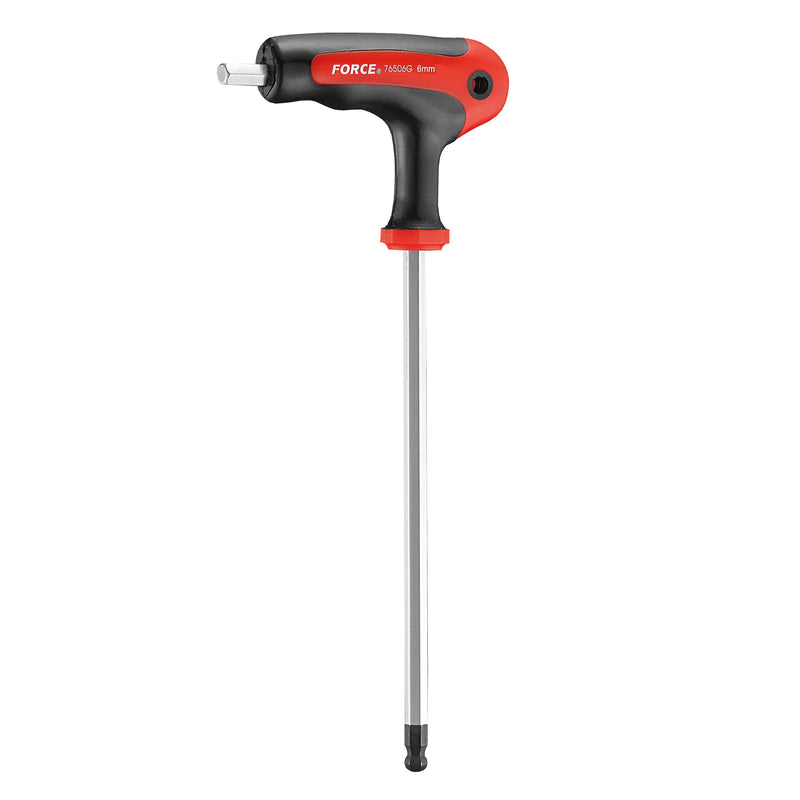 Llave allen bola con mango 90º 6 mm. (76506g) - FORCE