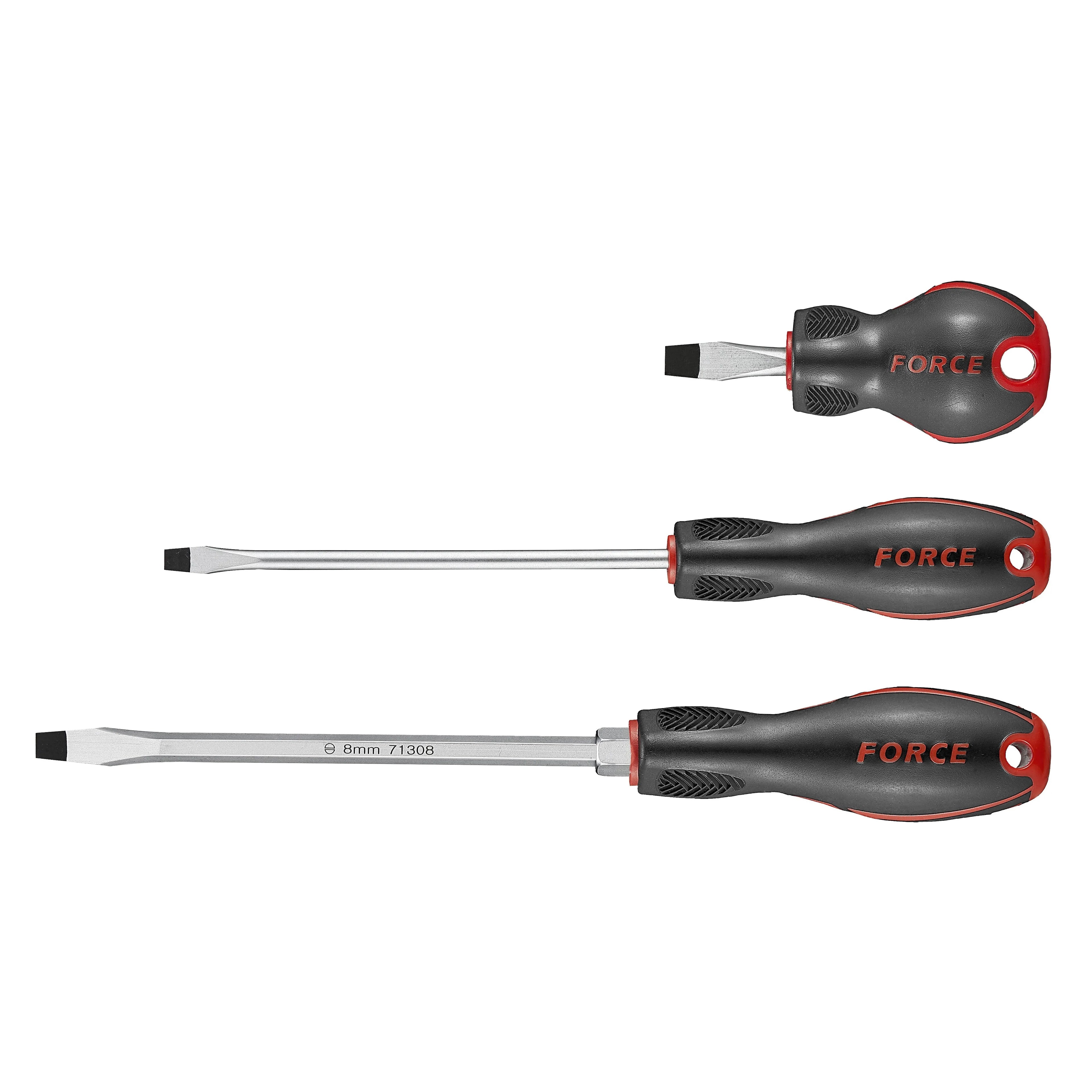 Destornillador plano de 4.0x100 mm. (71304b) - FORCE