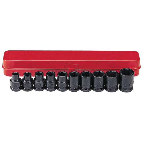 Jgo. dados impacto 1/2 de 11 a 24 mm. (4109) - FORCE