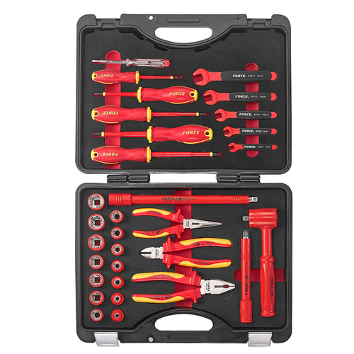 Juego de herramientas aisladas 3/8" de 31 piezas. (3313n) - FORCE
