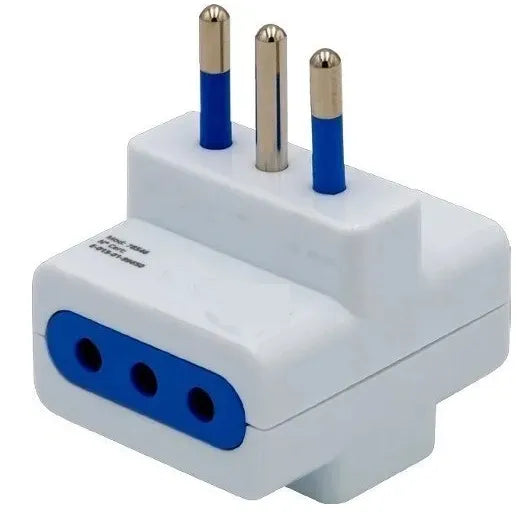 Macho triple 10 aª 2p + t blanco (8630357) - ARTICULOS ELECTRICOS