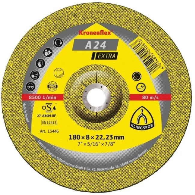 Disco de corte 9.0 #a 24 extra (322973) - KLINGSPOR