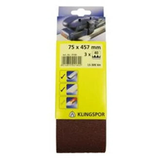 Banda de lija 75x533 gr.120 (7022) - KLINGSPOR