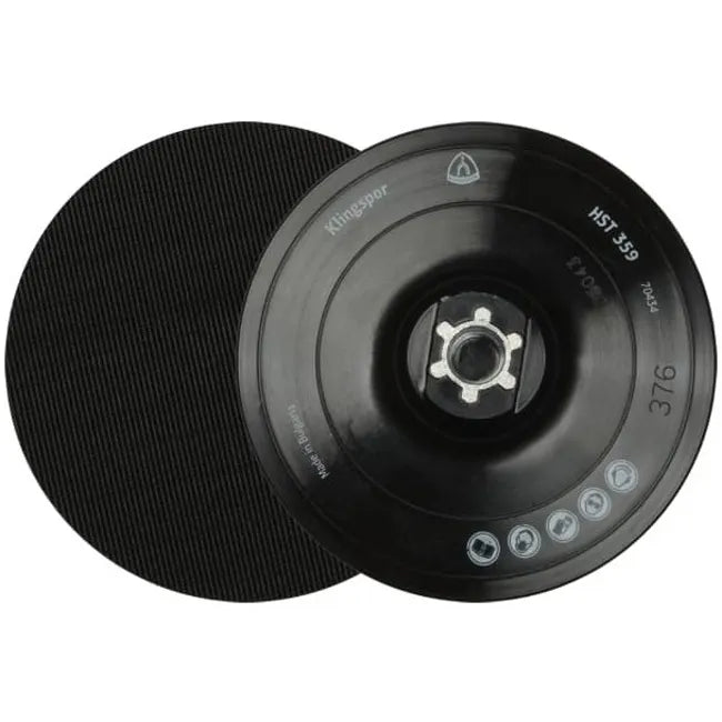 Plato de soporte 5 con velcro #hst 359 (70434) - KLINGSPOR
