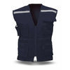 CHALECO GEOLOGO AZUL TALLA XL C/REFLECTANTE