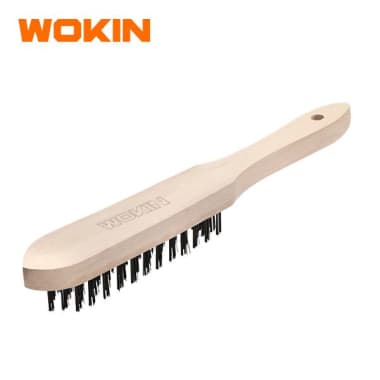 Escobilla de Acero con Mango 5 lineas Wokin