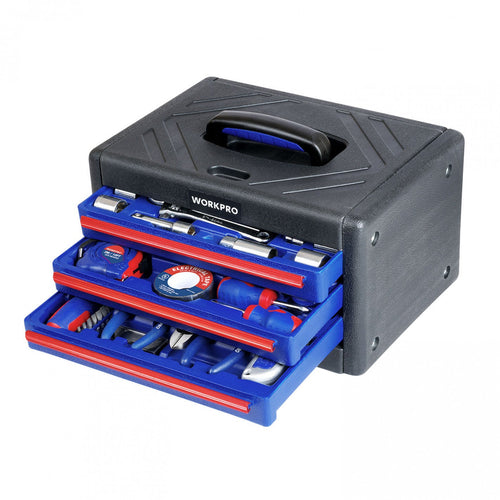 BAUL DE HERRAMIENTAS 3 CAJONES 125 PIEZAS