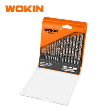Set Brocas HSS M2. 19 Piezas Wokin