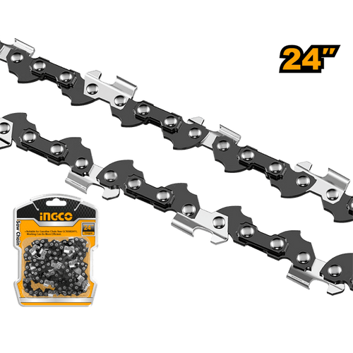 CADENA MOTOSIERRA INGCO 24" #AGSC52401 P/MOTOSIERRA GASOLINA