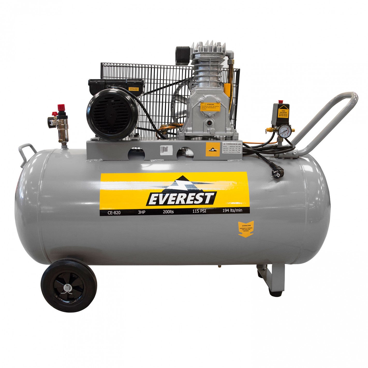 COMPRESOR 3hp 200 litros 220v CE-820