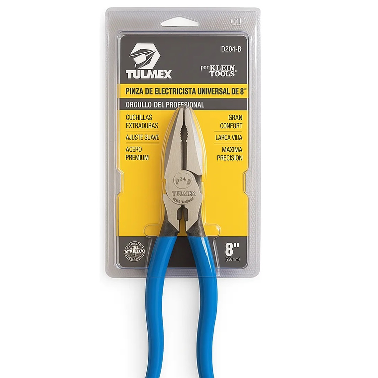 Alicate univ. 8 electrico (d204-8) - TULMEX