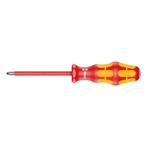 Destornillador cruz aislado PH0x80mm 162i 1000V VDE Wera