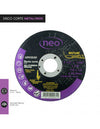 DISCO CORTE 4 1/2" x 1.0mm METAL/INOX 1211510