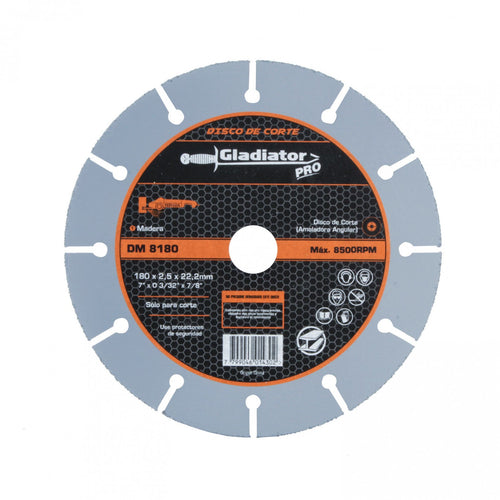DISCO CORTE MADERA 7" DM 8180